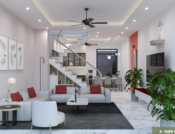 Thiết Kế Bếp Nhà Anh Long TX43 Quận 12