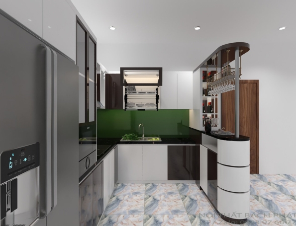 Thiết kế bếp nhà chị Tú Vĩnh Lộc Q.Bình Tân