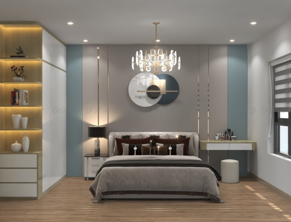 Thiết kế nội thất phòng ngủ căn hộ Celadon City