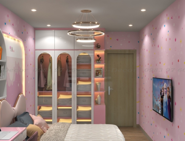 Thiết kế nội thất phòng ngủ căn hộ Celadon City