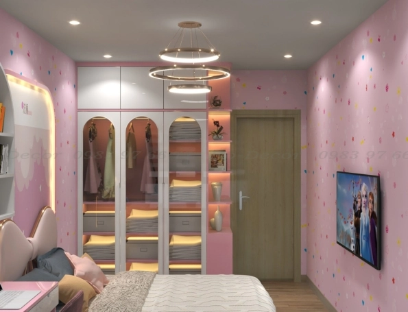 Thiết kế nội thất phòng ngủ căn hộ Celadon City