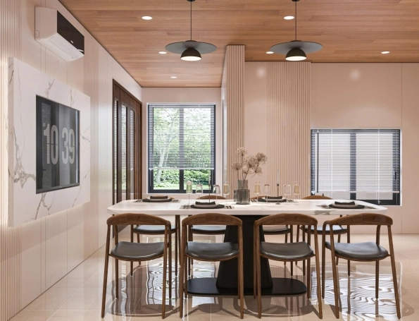 Thiết kế nội thất nhà bếp nhà anh Huy Bến Tre