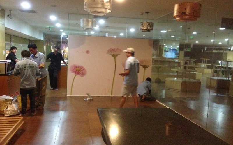 THI CÔNG SIÊU THỊ TTGD - UNIONSQUARE Q1