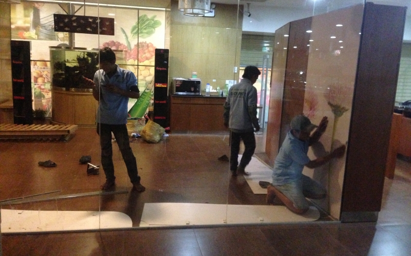 THI CÔNG SIÊU THỊ TTGD - UNIONSQUARE Q1