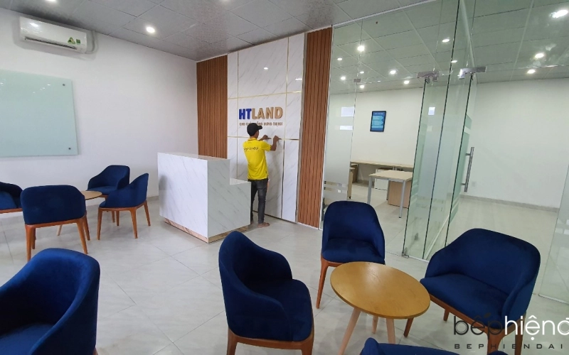 THI CÔNG NỘI THẤT VP HTLAND PHÚ QUỐC