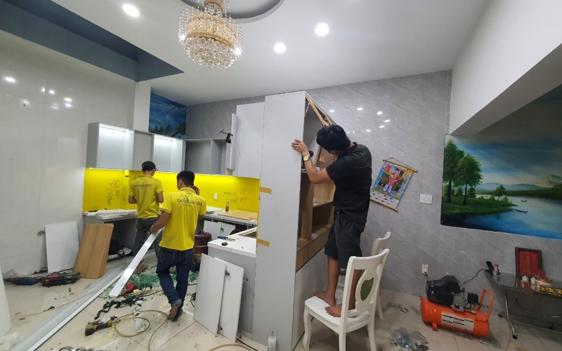 Thi Công Bếp Chị Hoàng Gò Vấp