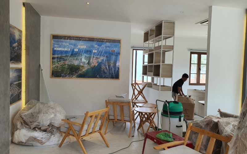 Nội thất VP Cty BDS PQR - Phú Quốc