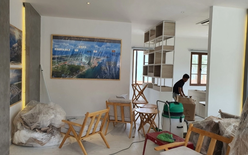 Nội thất VP Cty BDS PQR - Phú Quốc