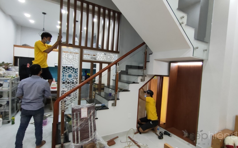 THI CÔNG BẾP NHÀ ANH CHUNG - Q6