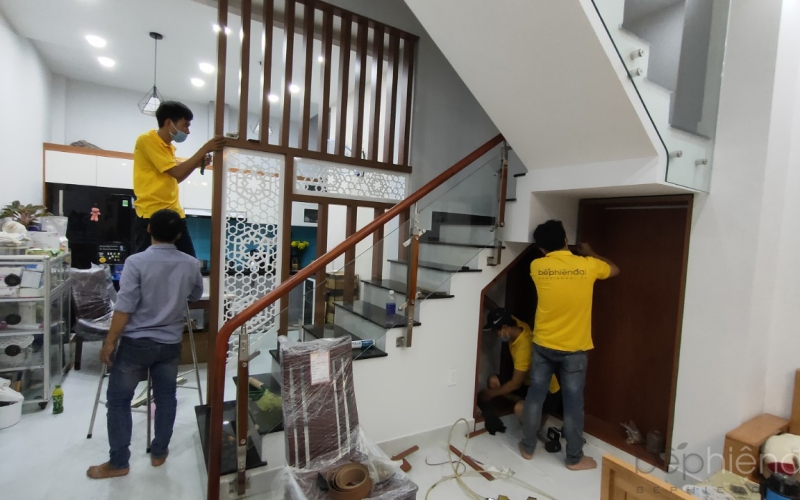 THI CÔNG BẾP NHÀ ANH CHUNG - Q6