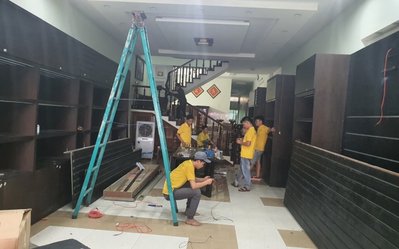 THI CÔNG SHOWROOM GỐM SỨ MINH LONG I - CN QUẢNG NAM