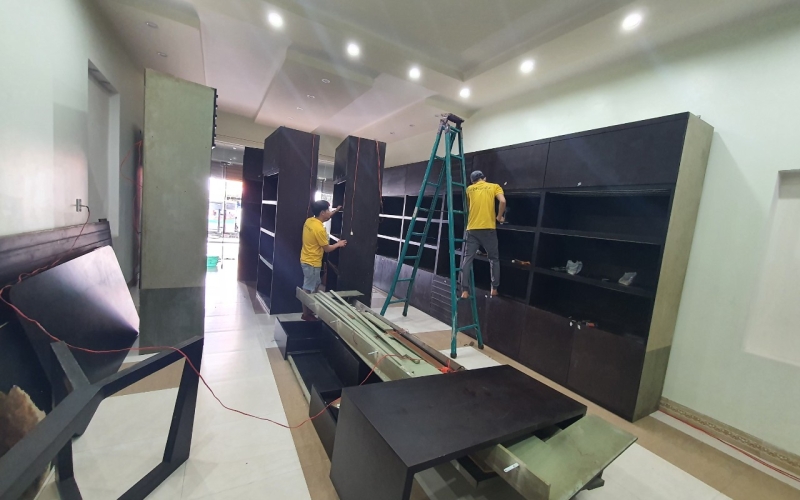 THI CÔNG SHOWROOM GỐM SỨ MINH LONG I - CN QUẢNG NAM