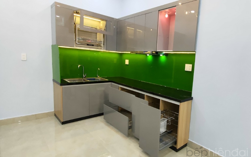 THI CÔNG BẾP NHÀ CHỊ VĂN - ĐƯỜNG 18B BÌNH TÂN