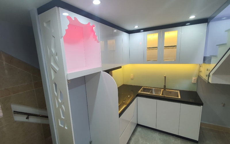 Thi Công Tủ Bếp Nhà Anh Trung Q10
