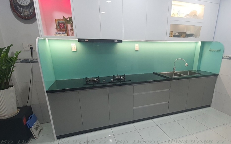 THI CÔNG BẾP NHÀ ANH DŨNG - Đ.ĐẤT MỚI BÌNH TÂN