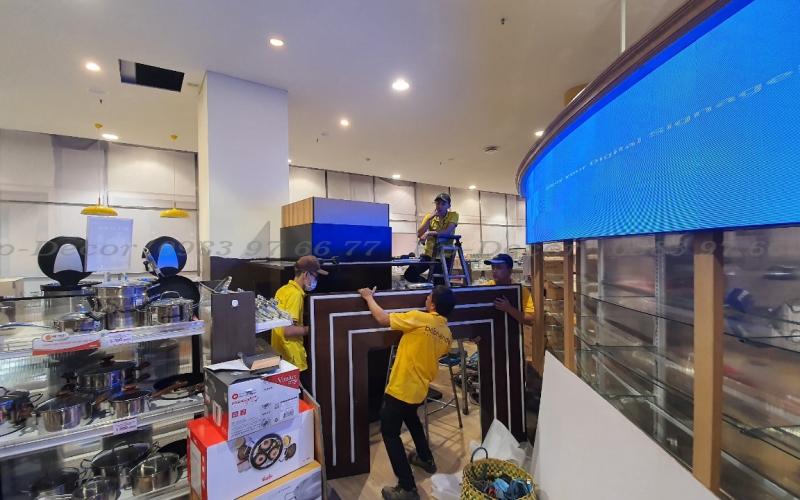 THI CÔNG KHU TRƯNG BÀY MINH LONG I - AEON BÌNH TÂN