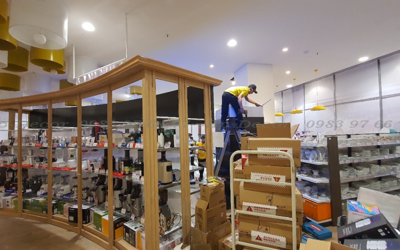 THI CÔNG KHU TRƯNG BÀY MINH LONG I - AEON BÌNH TÂN