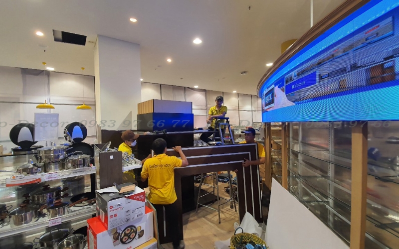 THI CÔNG KHU TRƯNG BÀY MINH LONG I - AEON BÌNH TÂN