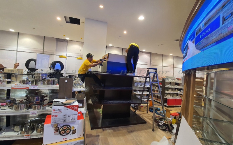 THI CÔNG KHU TRƯNG BÀY MINH LONG I - AEON BÌNH TÂN