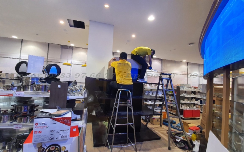 THI CÔNG KHU TRƯNG BÀY MINH LONG I - AEON BÌNH TÂN