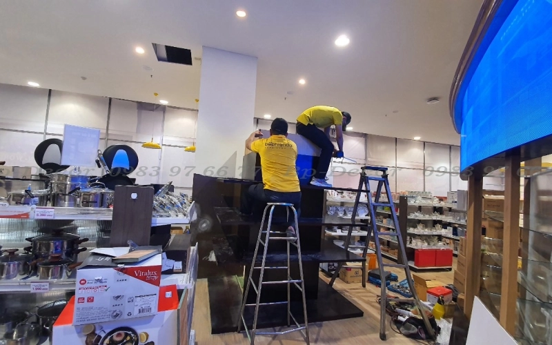 THI CÔNG KHU TRƯNG BÀY MINH LONG I - AEON BÌNH TÂN
