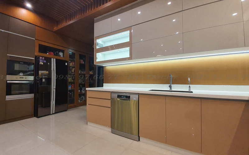 THI CÔNG BẾP BIỆT THỰ ANH QUANG - THỦ ĐỨC