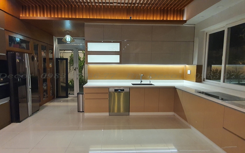 THI CÔNG BẾP BIỆT THỰ ANH QUANG - THỦ ĐỨC