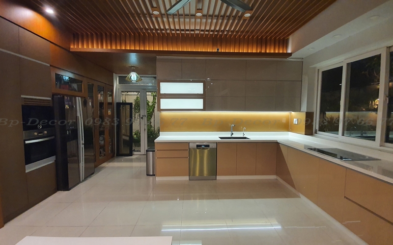 THI CÔNG BẾP BIỆT THỰ ANH QUANG - THỦ ĐỨC