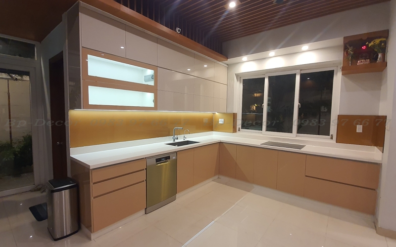 THI CÔNG BẾP BIỆT THỰ ANH QUANG - THỦ ĐỨC