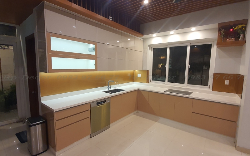 THI CÔNG BẾP BIỆT THỰ ANH QUANG - THỦ ĐỨC