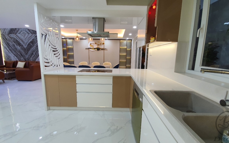 THI CÔNG BẾP BIỆT THỰ ANH ĐỨC HOA - TÂN PHÚ