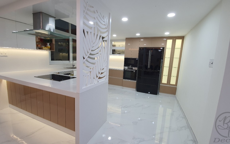 THI CÔNG BẾP BIỆT THỰ ANH ĐỨC HOA - TÂN PHÚ