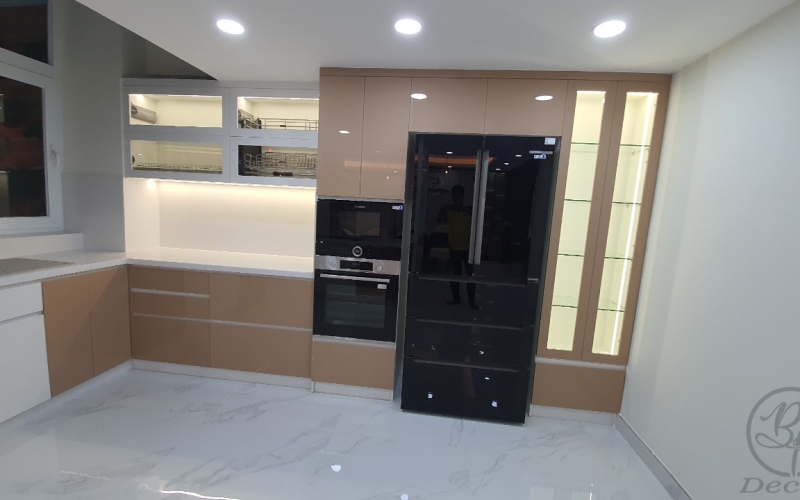 THI CÔNG BẾP BIỆT THỰ ANH ĐỨC HOA - TÂN PHÚ