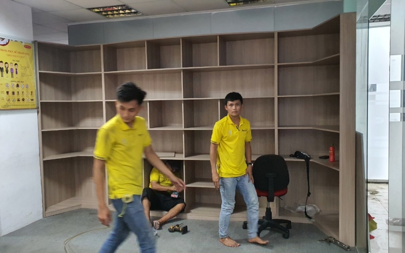 THI CÔNG VP DAICHI LIFE - 68 HỒNG HÀ TÂN BÌNH