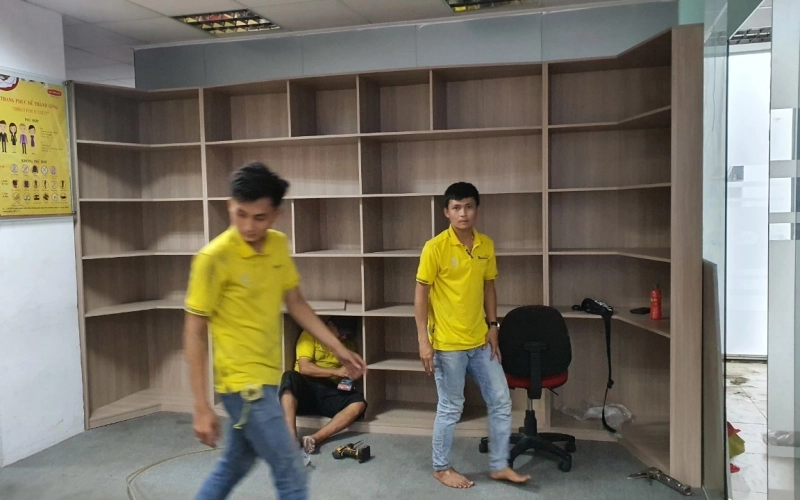 THI CÔNG VP DAICHI LIFE - 68 HỒNG HÀ TÂN BÌNH