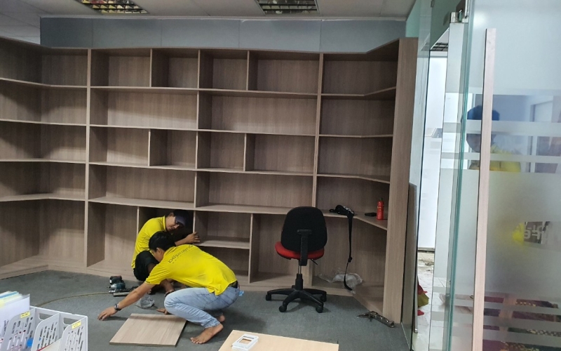 THI CÔNG VP DAICHI LIFE - 68 HỒNG HÀ TÂN BÌNH