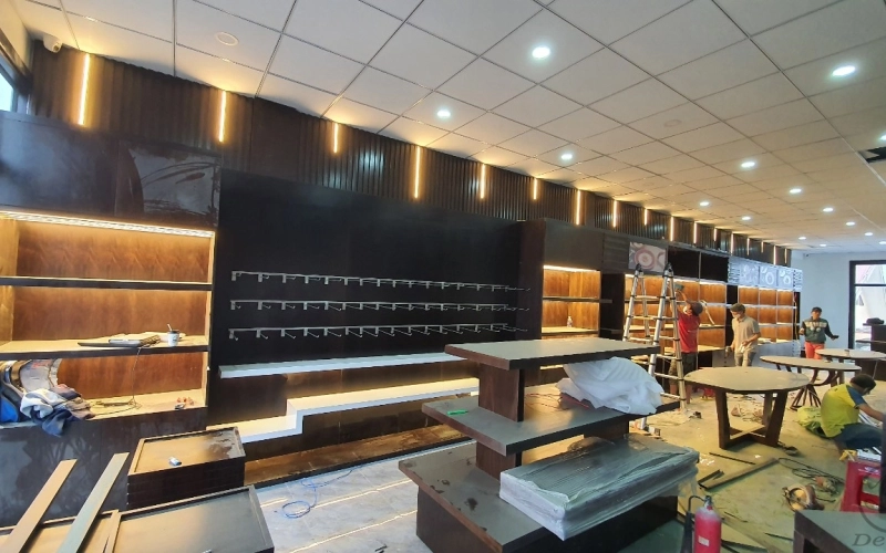 THI CÔNG SHOWROOM GỐM SỨ MINH LONG I - CN ĐẮC NÔNG