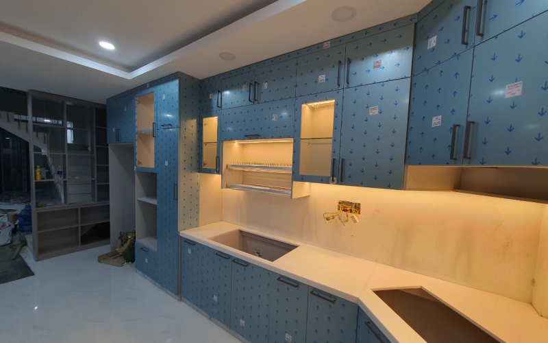 THI CÔNG BẾP NHÀ ANH CHUNG - Q6