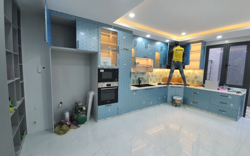 THI CÔNG BẾP NHÀ ANH CHUNG - Q6