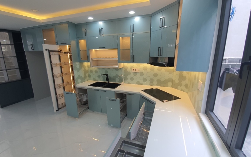 THI CÔNG BẾP NHÀ ANH CHUNG - Q6