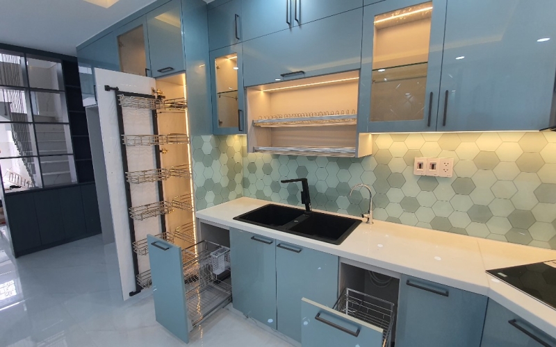 THI CÔNG BẾP NHÀ ANH CHUNG - Q6