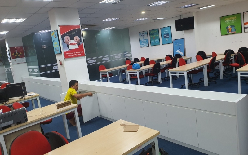 THI CÔNG VP DAICHI LIFE - 68 HỒNG HÀ TÂN BÌNH