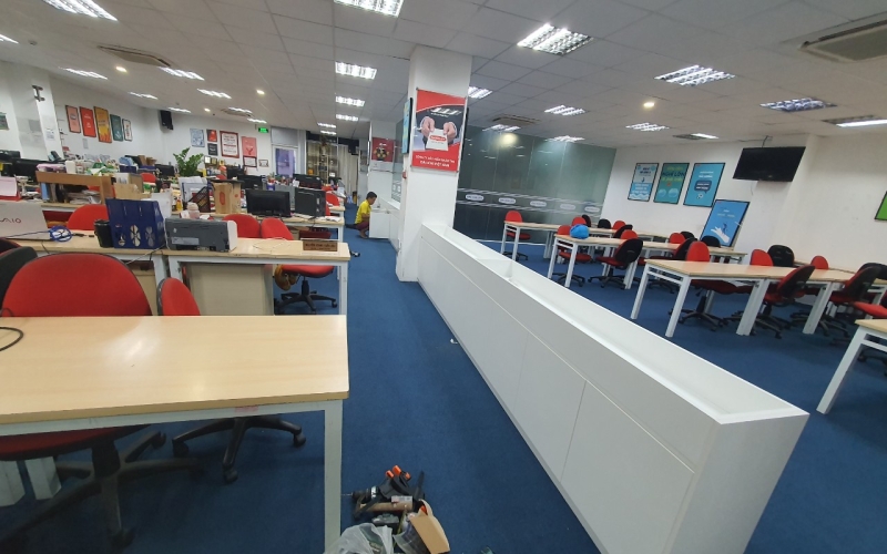 THI CÔNG VP DAICHI LIFE - 68 HỒNG HÀ TÂN BÌNH