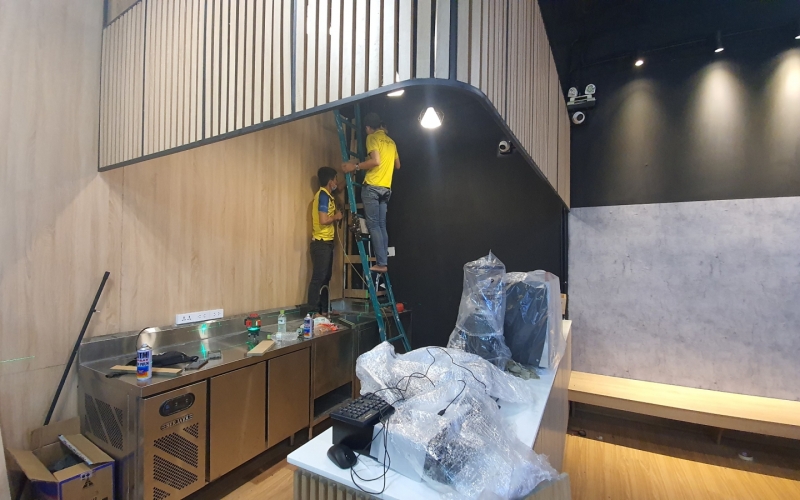 THI CÔNG NỘI THẤT COFFE SHOP ALOHA - TÂN BÌNH