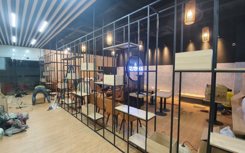 THI CÔNG NỘI THẤT COFFE SHOP ALOHA - TÂN BÌNH