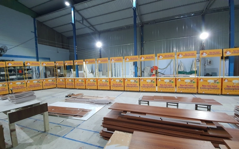 XE KỆ BÁN HÀNG LƯU ĐỘNG - TÀU HỦ COVANG SÀI GÒN