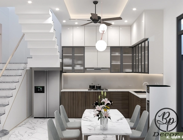 Thiết Kế Bếp Nhà Anh Long TX43 Quận 12