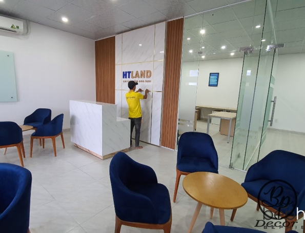THI CÔNG NỘI THẤT VP HTLAND PHÚ QUỐC