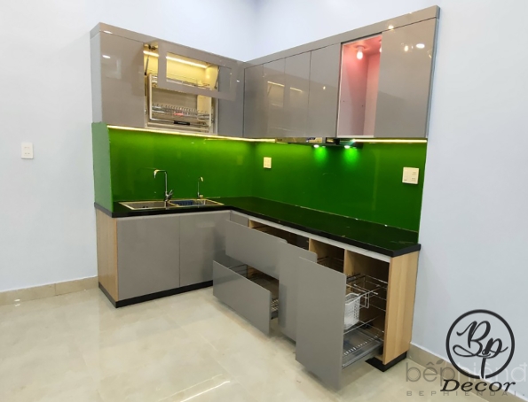 THI CÔNG BẾP NHÀ CHỊ VĂN - ĐƯỜNG 18B BÌNH TÂN