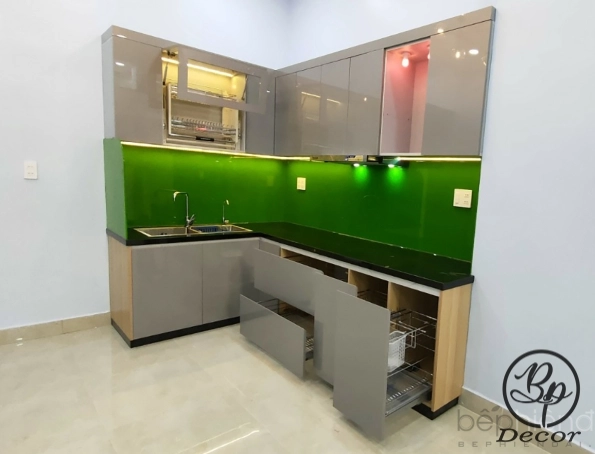 THI CÔNG BẾP NHÀ CHỊ VĂN - ĐƯỜNG 18B BÌNH TÂN